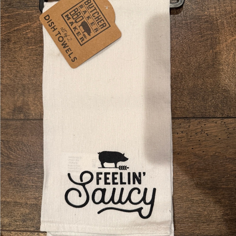 Feelin' Saucy Dish Towel